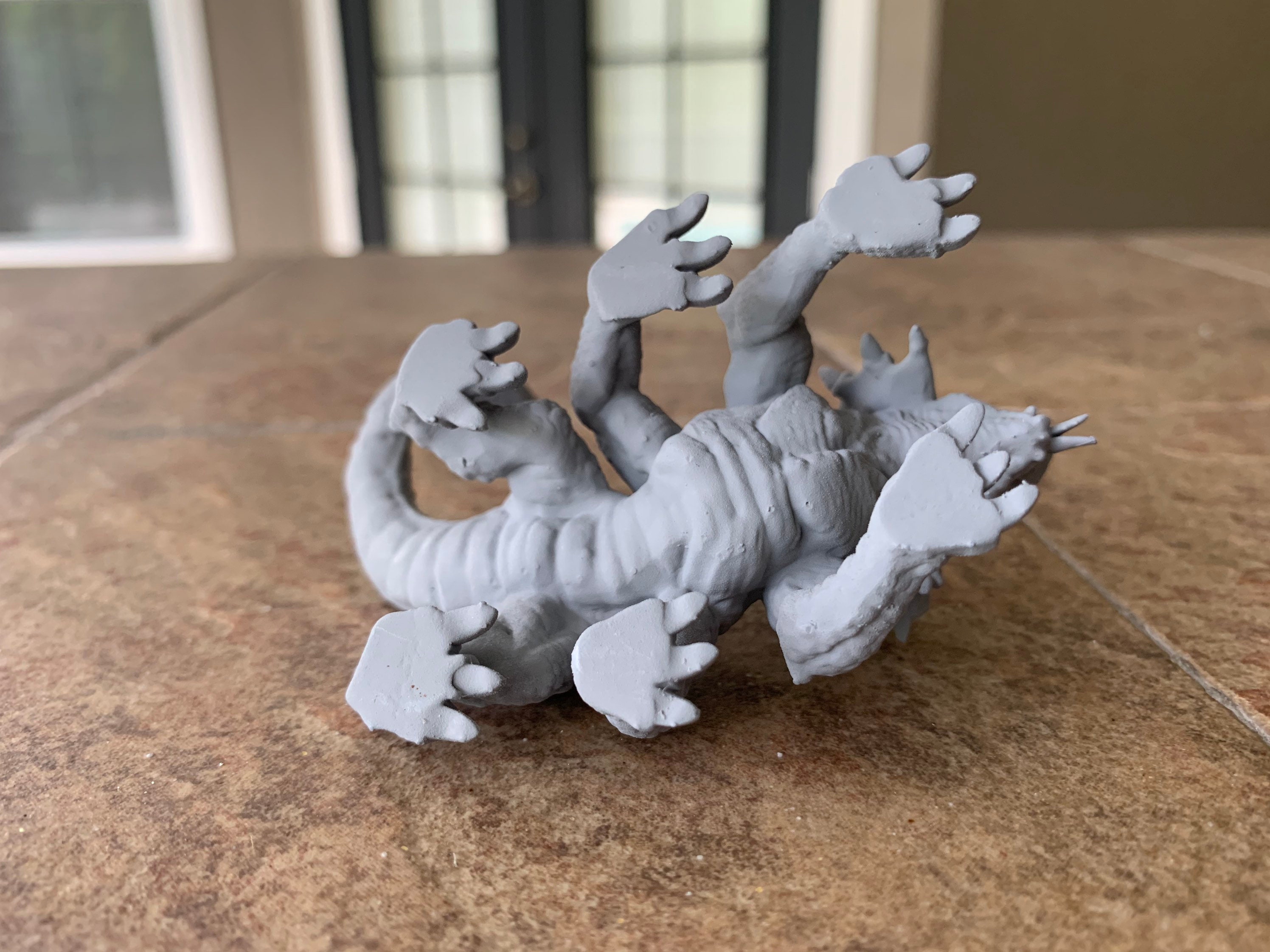 Large Basilisk Miniature for RPG/Tabletop Games DnD D&D Etsy