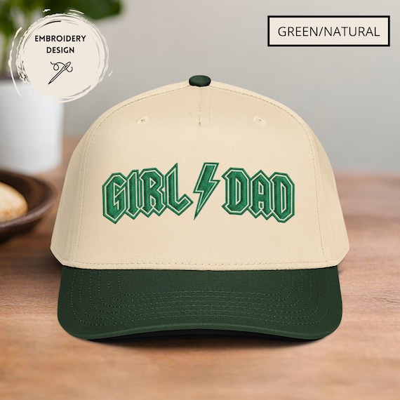 Embroidered Girl Dad Hat, Embroidery Dad Cap, New Dad Gift, Fathers Day Hat, Baseball Cap for Dad, First Time Dad Gift, Daddy Trucker Hats