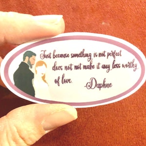 Daphne Bridgerton quote sticker