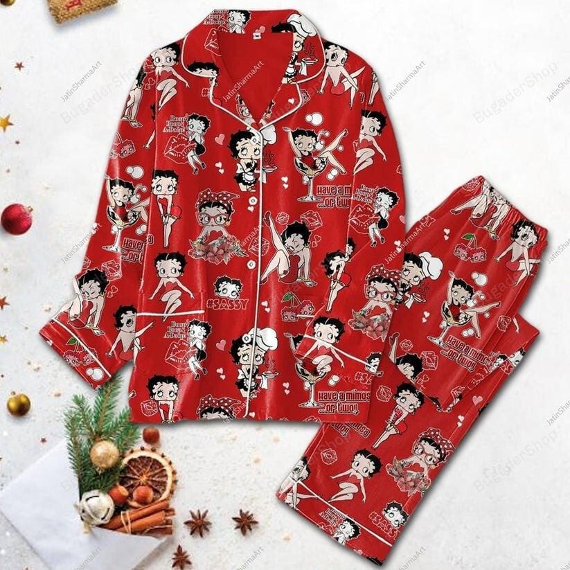Betty boop sleepwear set sale