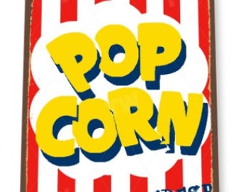 Multiple Sizes Available 8 Grommets 48inx96in One Banner Vinyl Banner Sign Hot Buttered Popcorn #1 Style C Corn Marketing Advertising Green