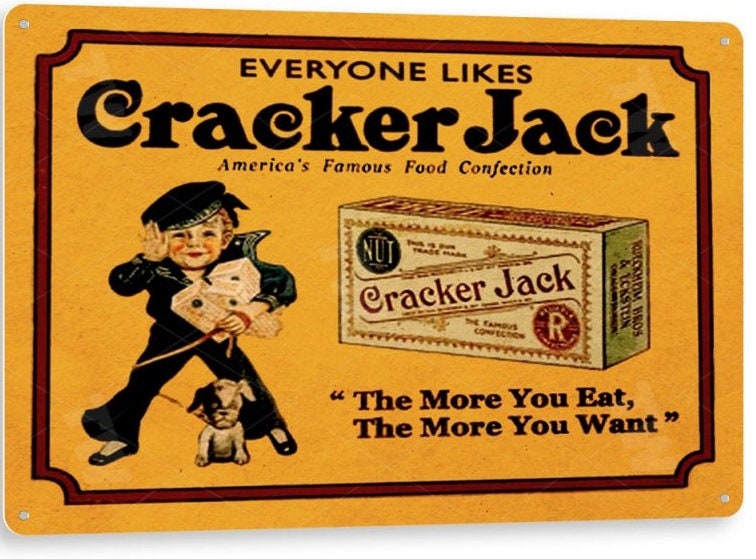 Classic CrackerJack Sign Bar Man Cave Vintage Retro Style Etsy
