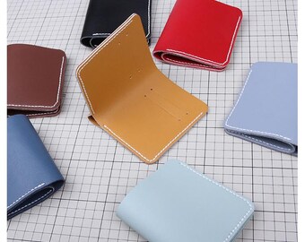 DIY Bifold Wallet Leather Handmade Beginner Kit