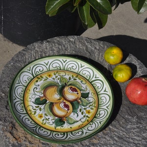 Green Plate Grenada Pattern