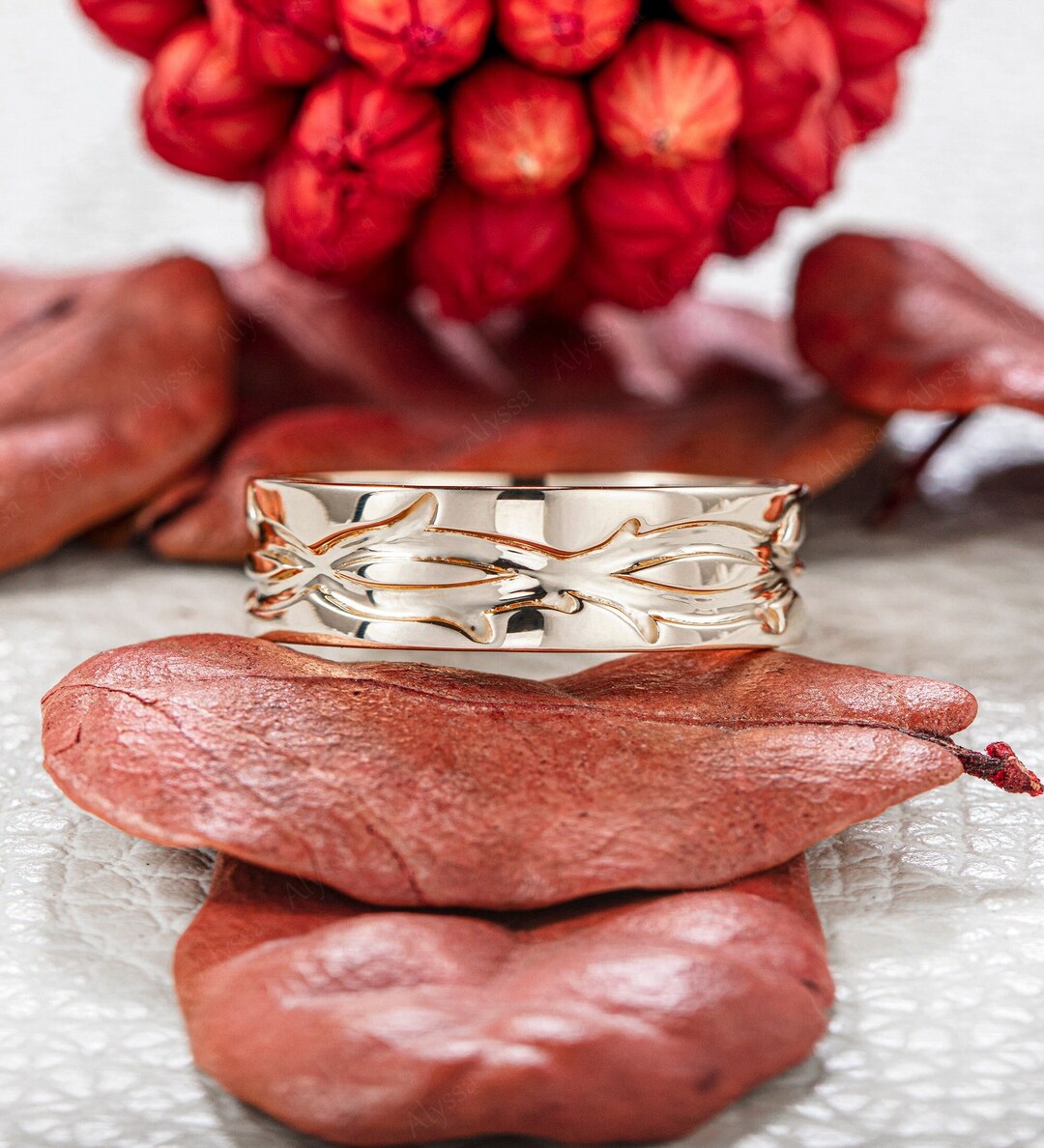 Plain Wedding Band Women Vintage Wedding Band Simple Unique Etsy