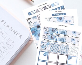 Classic Happy Planner Monthly Sticker Kit - Etsy