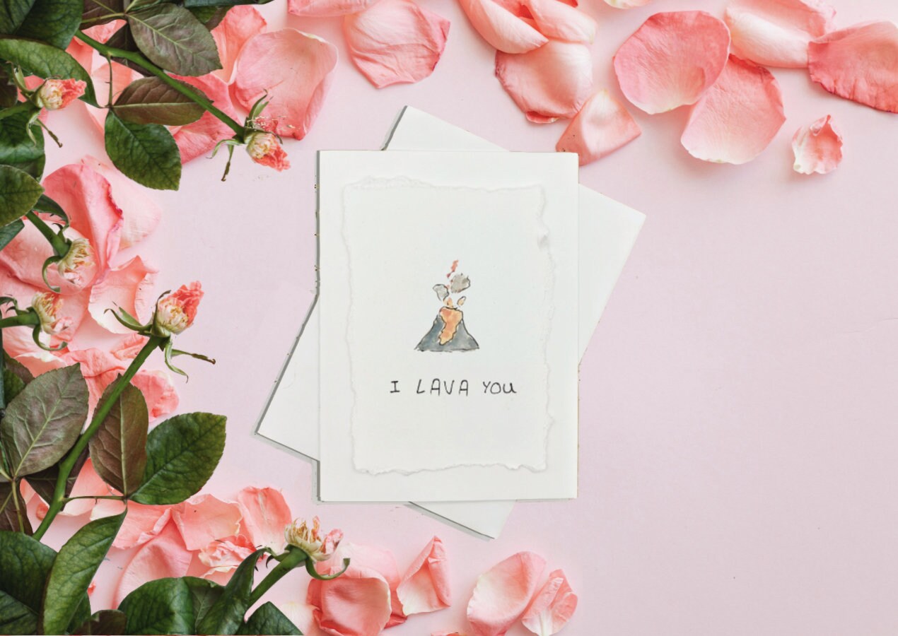 I LAVA YOU ı Love Valentine's Day Card for Wife Husband - Etsy