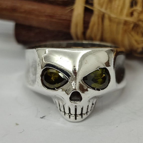 Johnny Depp skull ring | Silver Skull Ring | Alfred Albrizio Inc