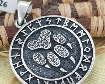 Mens Yggdrasil Necklace - Sterling Silver , Life Tree Pendantif, Men Yggdrasil Pendant, Scandinavian Silver Yggdrasil , Viking Tree Necklace