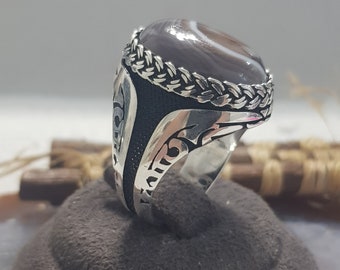 925 Sterling Silber Männer Ring Signet Stil Handgefertigt Ottomane Größe 6-13 925 Sterling Silber Männer Ring Signet Stil Handgefertigt Ottomane Größe 6-13