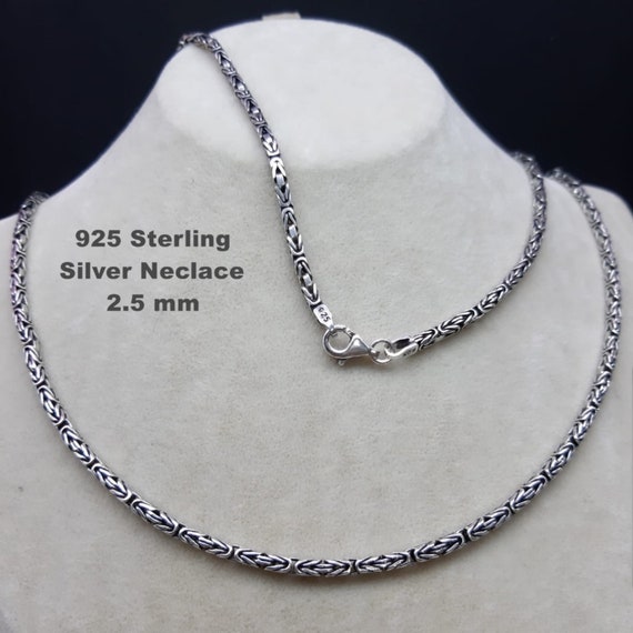 Men's Necklace: Buy Sterling Silver Chain Necklaces For Men Online