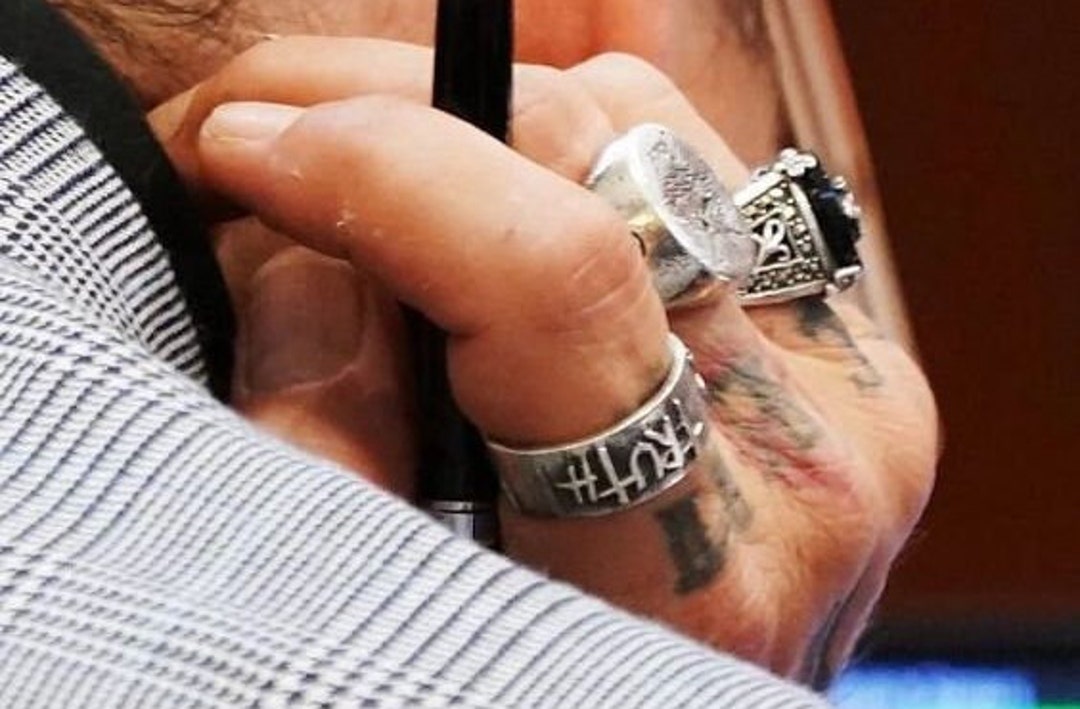 Never Fear Truth Johnny Deep Collection Sterling Silver Thick 8 Mm