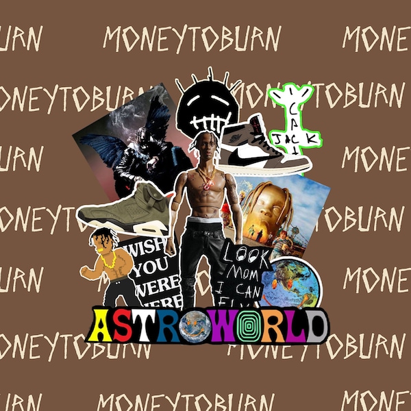 Travis Scott Sticker Pack