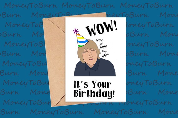 Owen Wilson Birthday Card Wow | Etsy