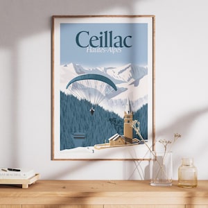 Ceillac Winter Poster