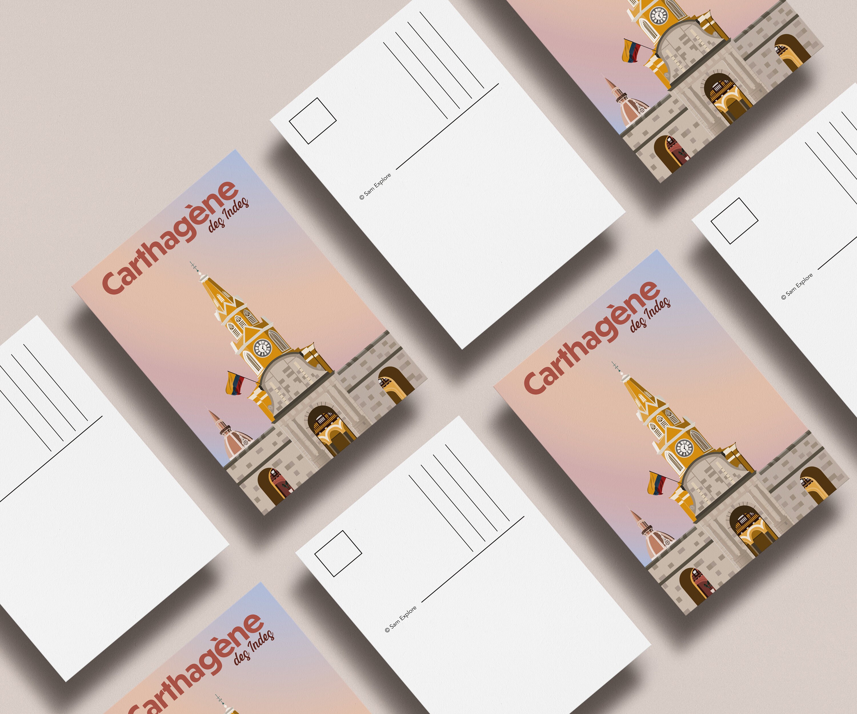 Carte Postale Carthagène