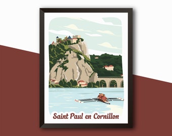 Saint Paul en Cornillon poster