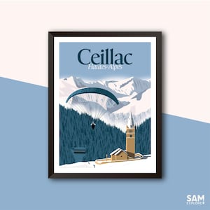 Zimowy plakat Ceillaca