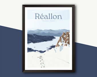 Affiche Réallon - Hautes-Alpes