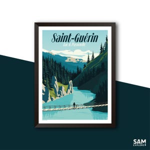 Plakat Jezioro Saint-Guérin