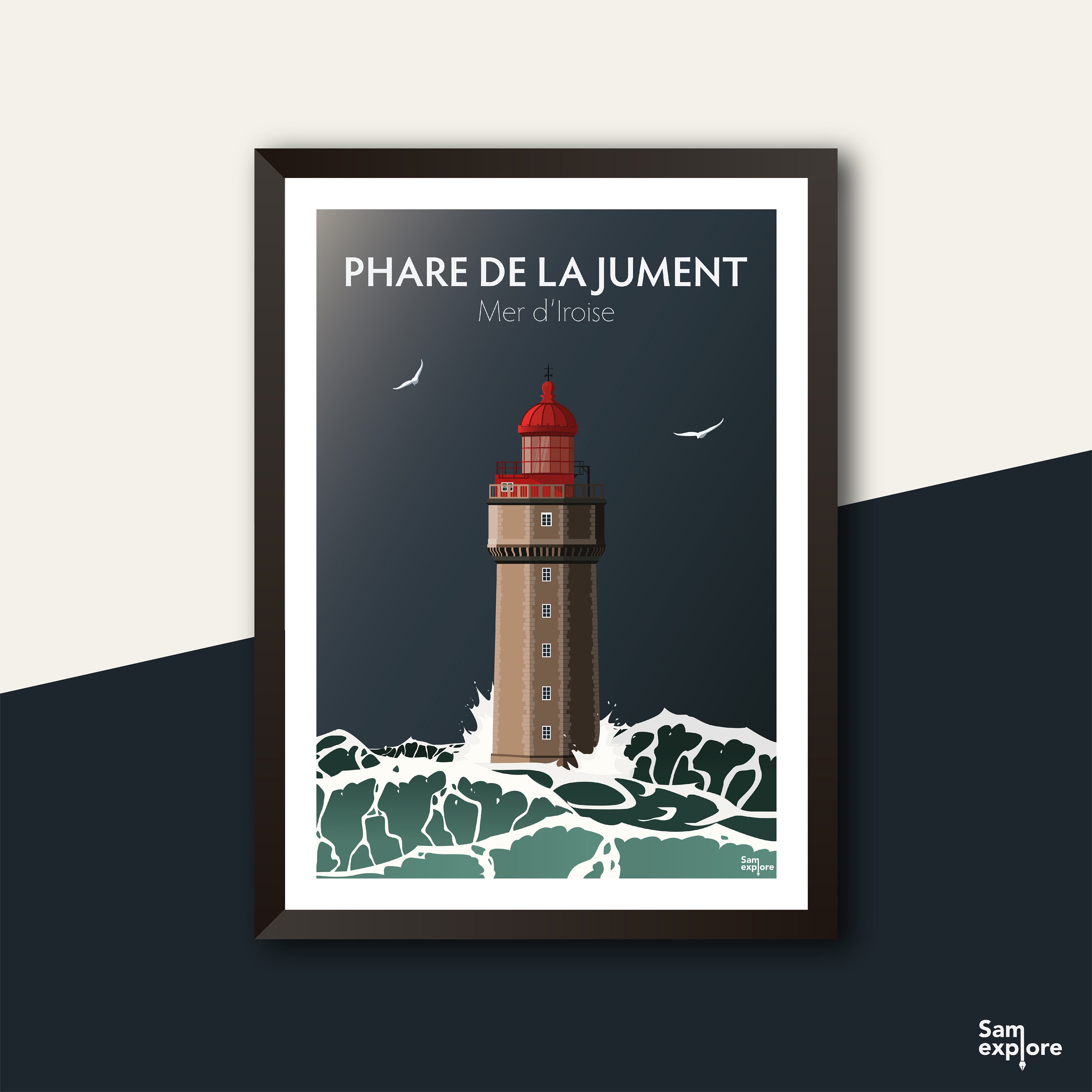 Affiche Phare de La Jument
