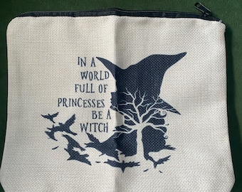 Be a Witch….. brand new make up bag/pencil case. Gift!