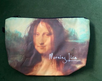 Morning Lisa!! Mona Lisa  brand new make up bag/pencil case. Gift!