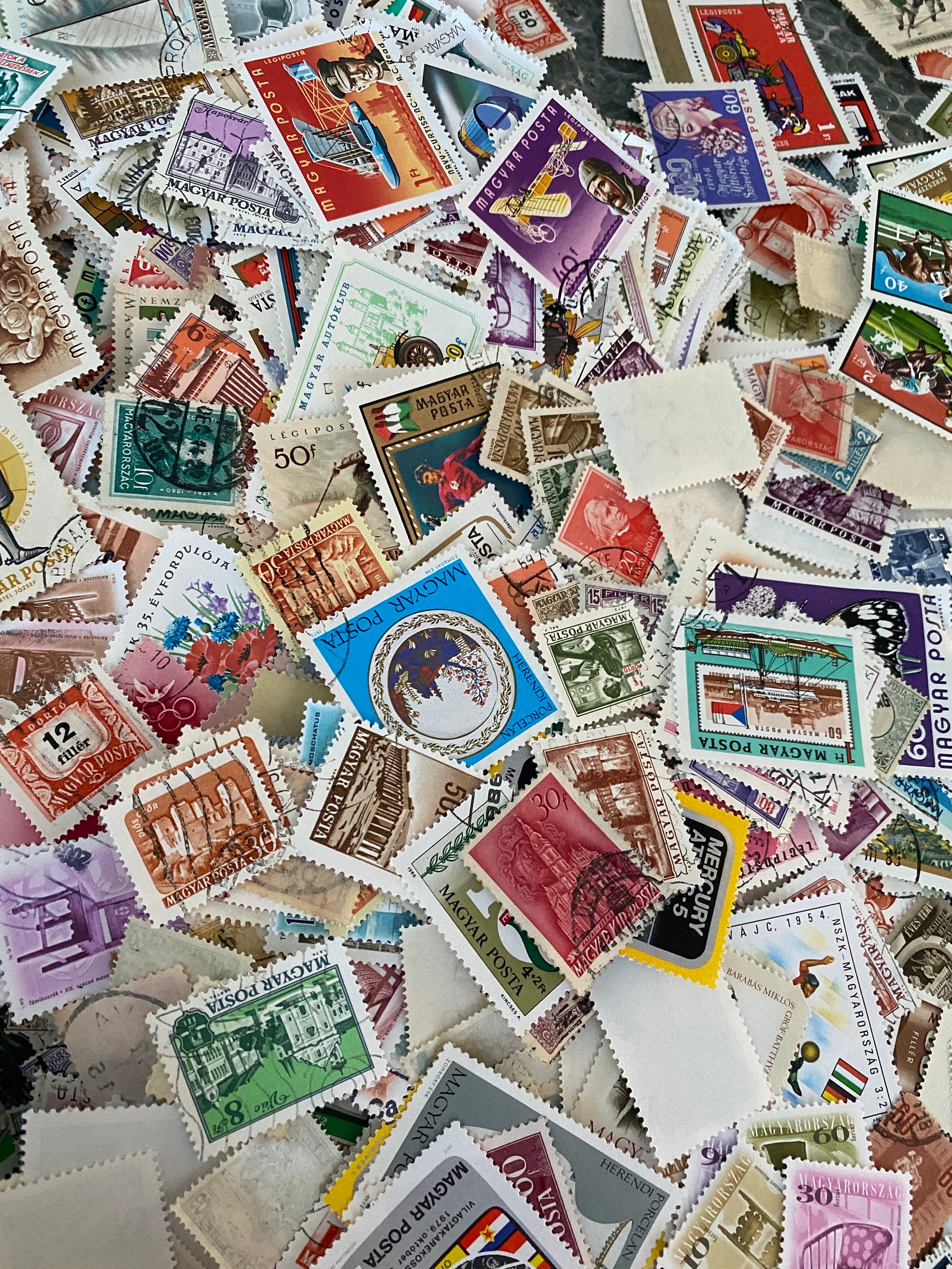400 X Used Rainbow British Machin Postage Stamps off Paper for Collage, Stamp  Collecting, Mail Art, Stamp Art, Scrapbooking, Crafting 