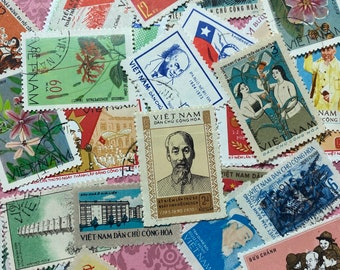 Vietnam. Used postage stamps. Collect/Crafting/Scrapbooking Pack 20