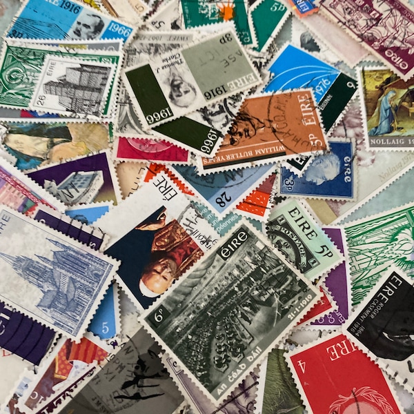 EIRE/IRELAND postage stamps including vintage. Collect/Craft junk Pack 20