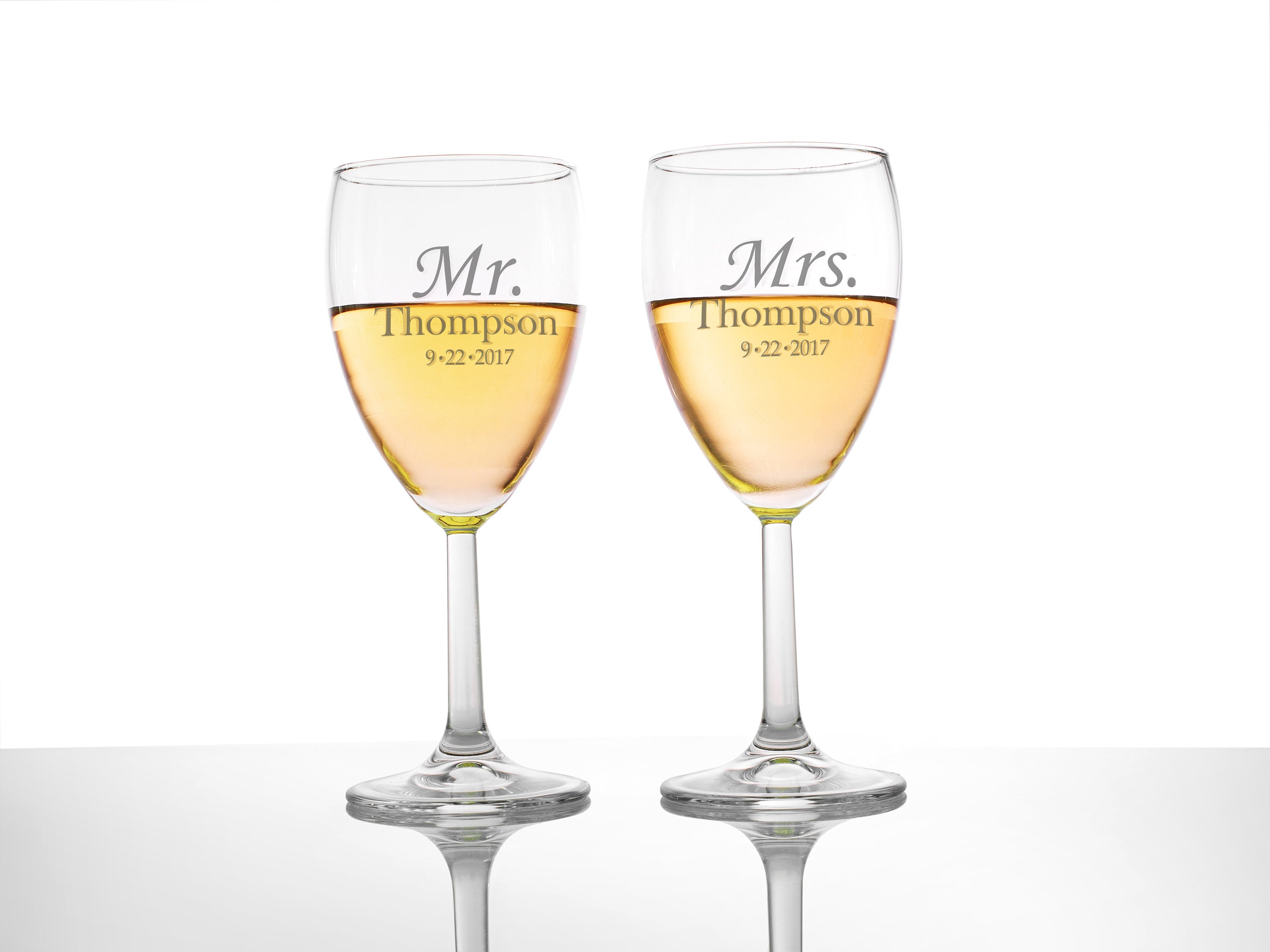Wine glass Wedding wine glasses Wedding presents Etched wine Etsy