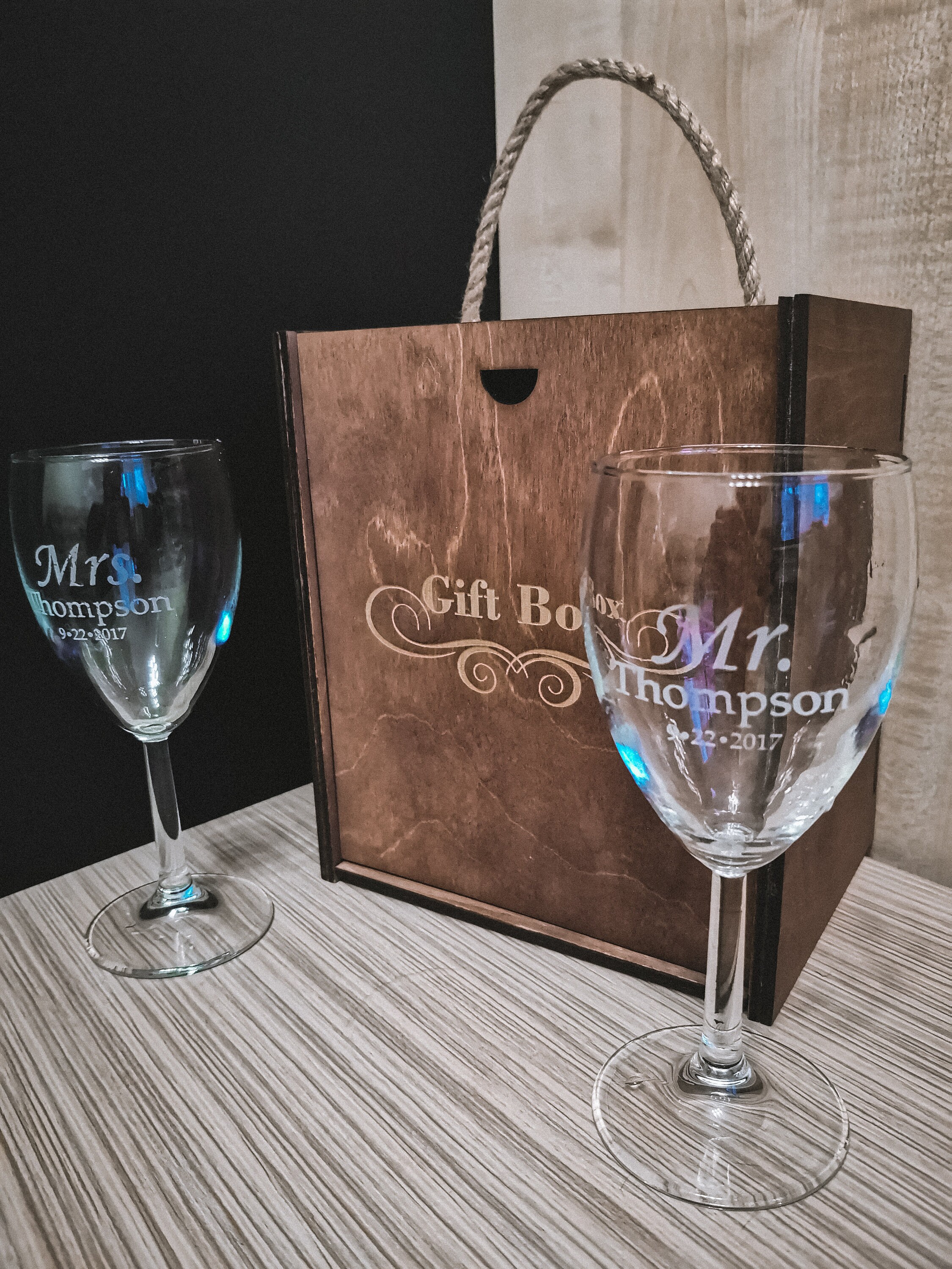 Wine glass Wedding wine glasses Wedding presents Etched wine Etsy