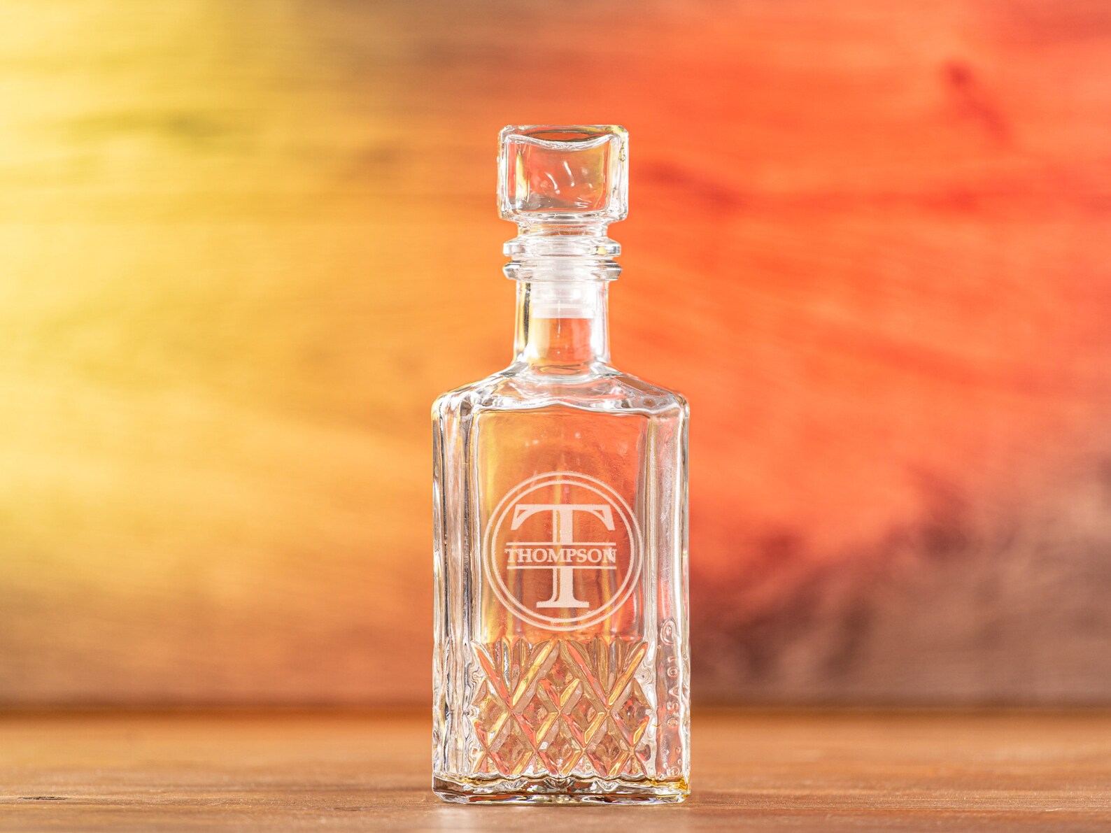 Groomsmen whiskey decanter Whiskey decanter set Personalize Etsy