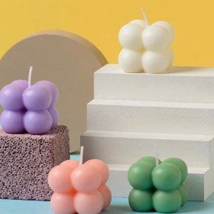 Mini Bubble Cube Candle