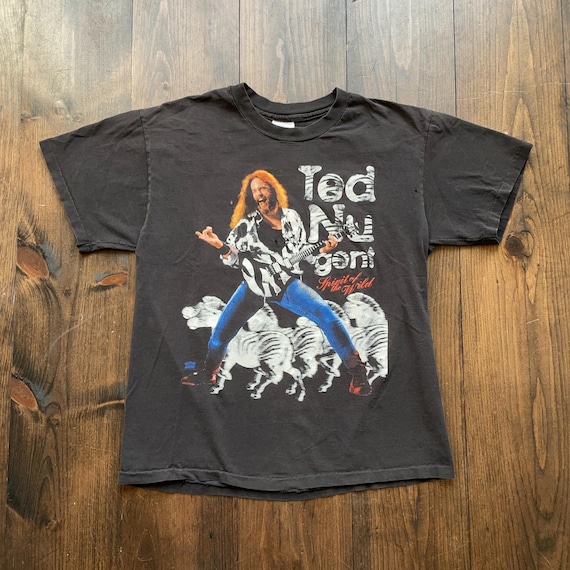 Vintage 1994 Ted Nugent Musician Singer Band Graphic Single Stitch