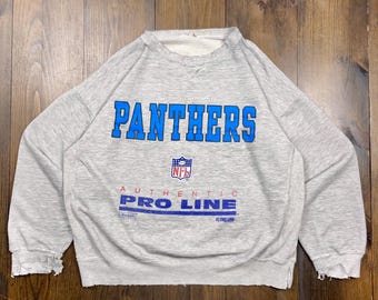 Vintage 1993 CAROLINA PANTHERS Nfl Sweatshirt Sweater Crew Neck