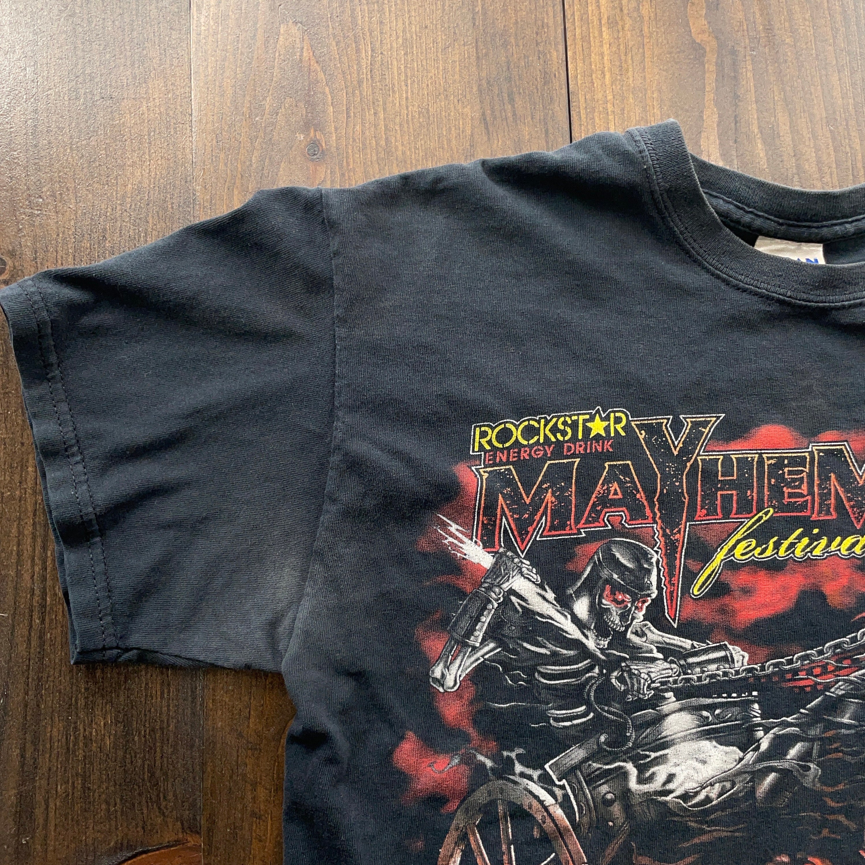 Vintage Rockstar Mayhem Festival Concert Flames Horses Vintage Rockstar Mayhem Festival Concert Flames Horses