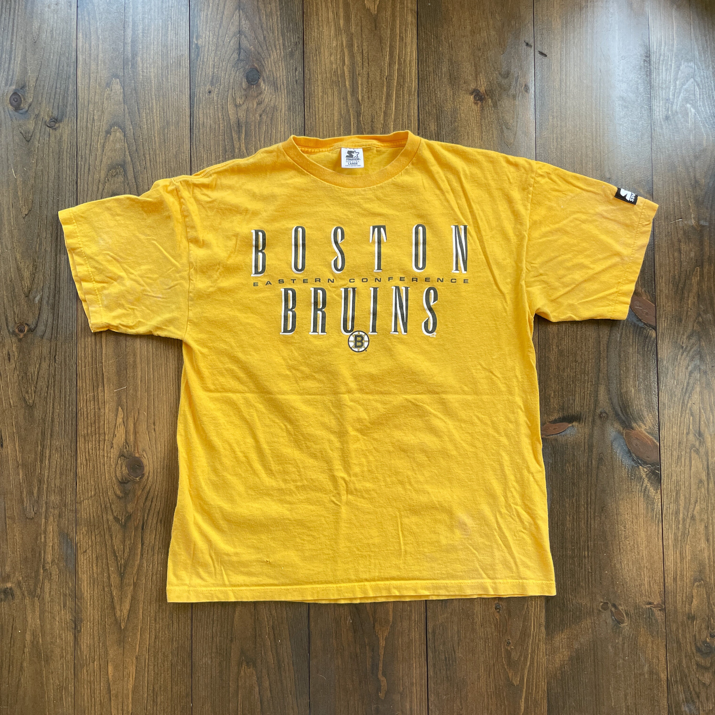 STARTER, Shirts, Vintage Rare 9s Boston Bruins Nhl Hockey Jersey Starter  Brand Size Mens Medium