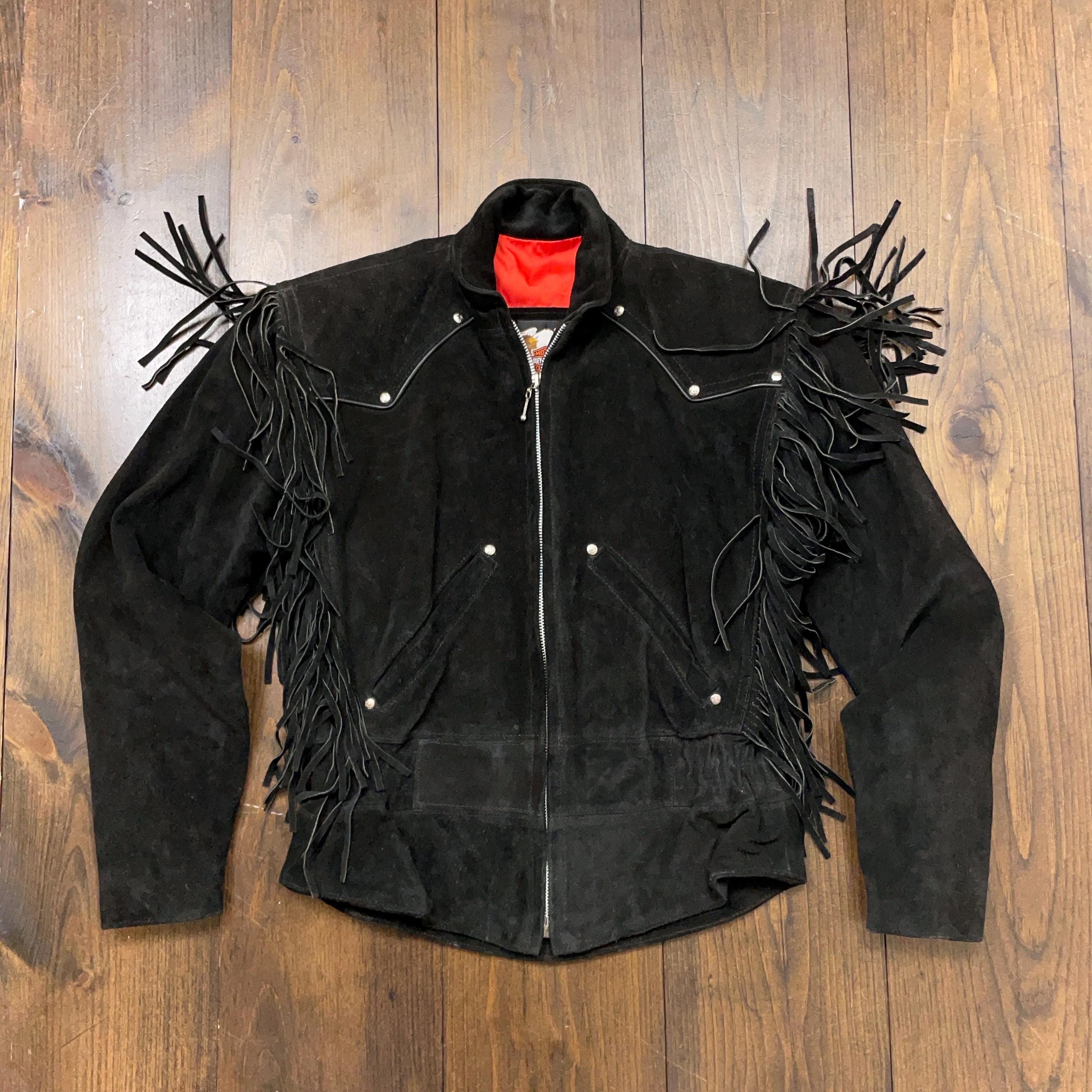 Vintage フリンジジャケット OTONA MUSE FRINGE TWEED OVER JACKET