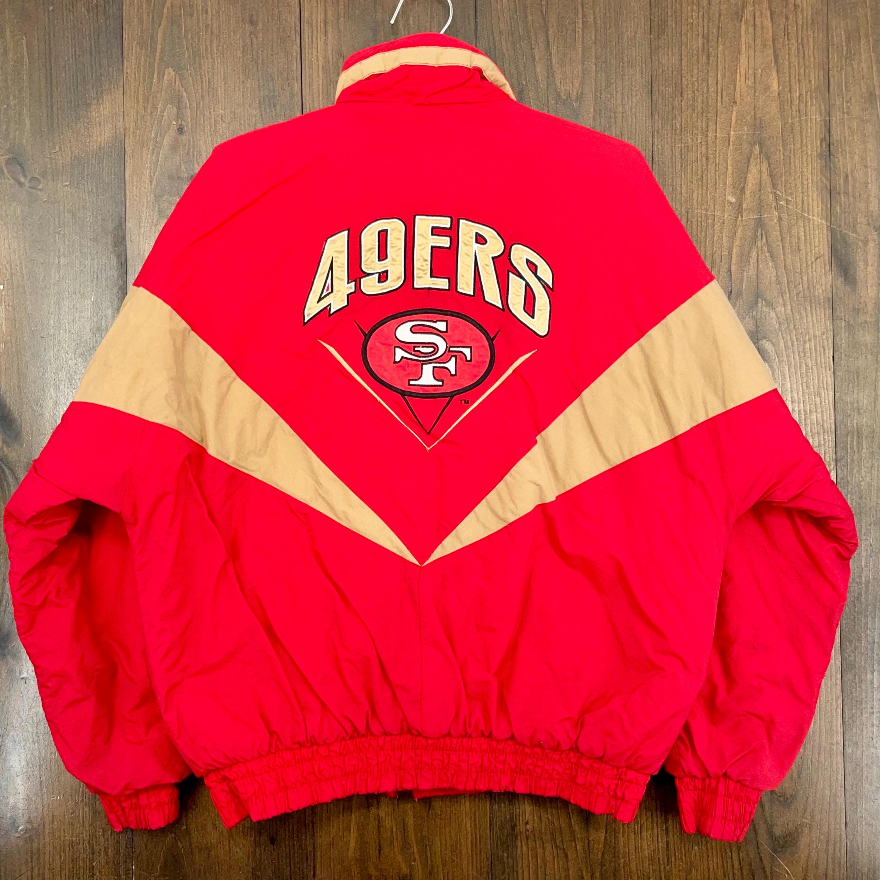 SF49ersロゴ ボンバージャケット ヴィンテージ 1990年代 サンフランシスコ 49ers NFL フットボール
