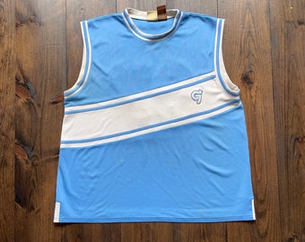 Vintage Y2K Gearz Blue Basketball Jersey / Größe Large (siehe Maße)