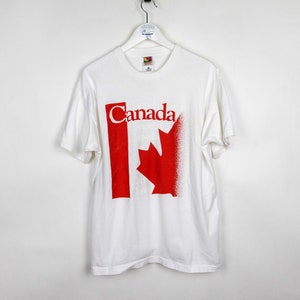 Vintage Canada Maple Leaf T Shirt Medium