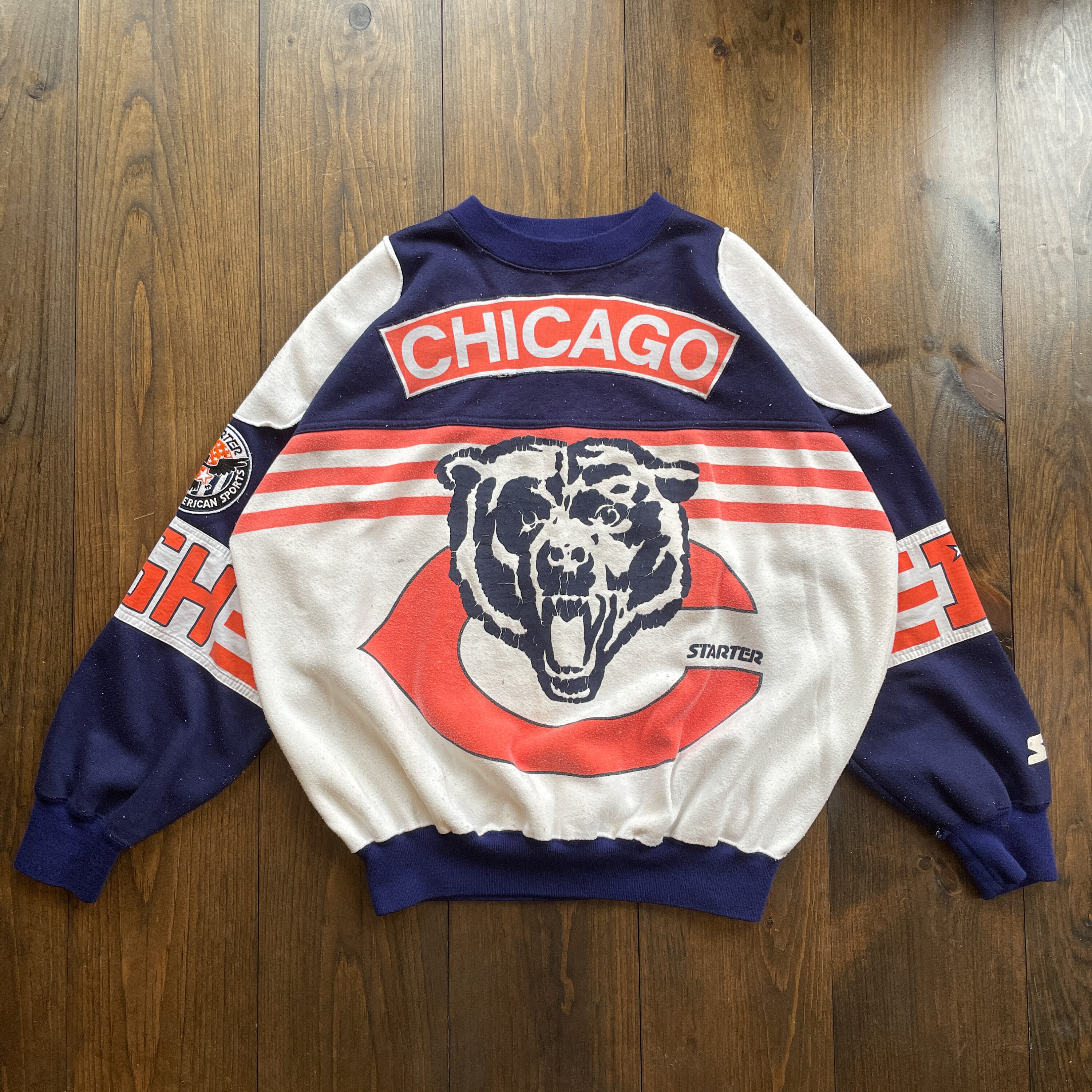 Vintage 1990s Chicago Bears Starter NFL American Football All 