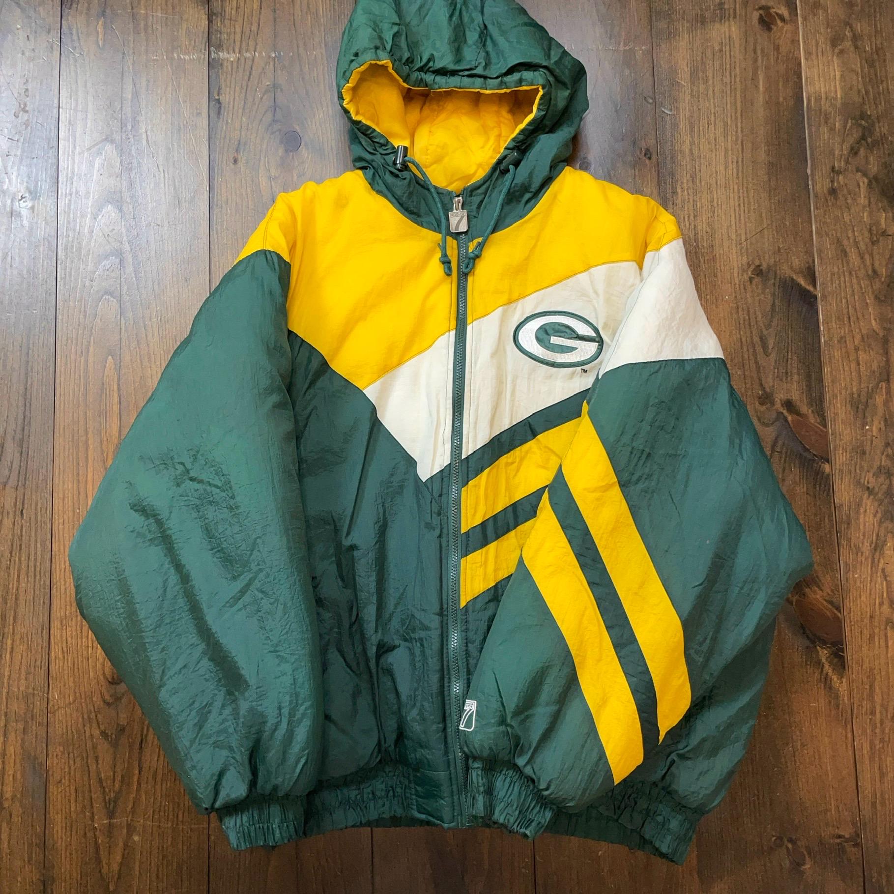90s LogoAthletic製 GreenBay Packers ジャケット Vintage 1990s Green Bay Packers NFL American Football Logo