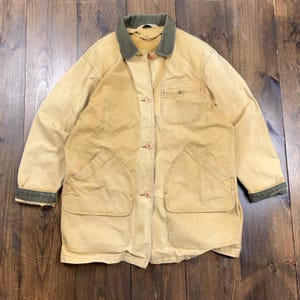 小物 LL bean nylon long coat jacket vintage LL Bean Mens Rain Coat Jacket XL Yellow 100% Nylon Trail
