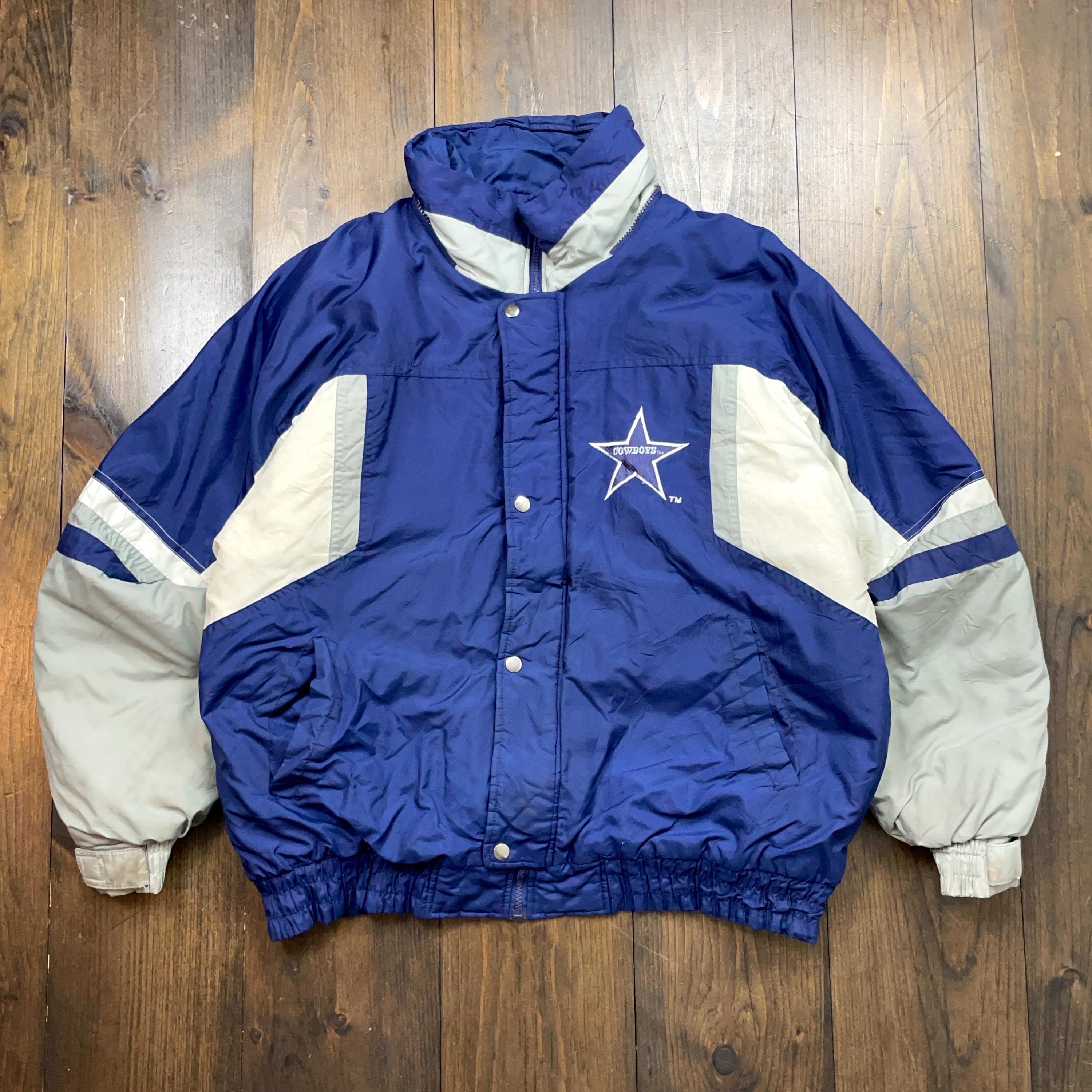 Vintage 1990s Dallas Cowboys NFL Football Puffer Bomber Jacket