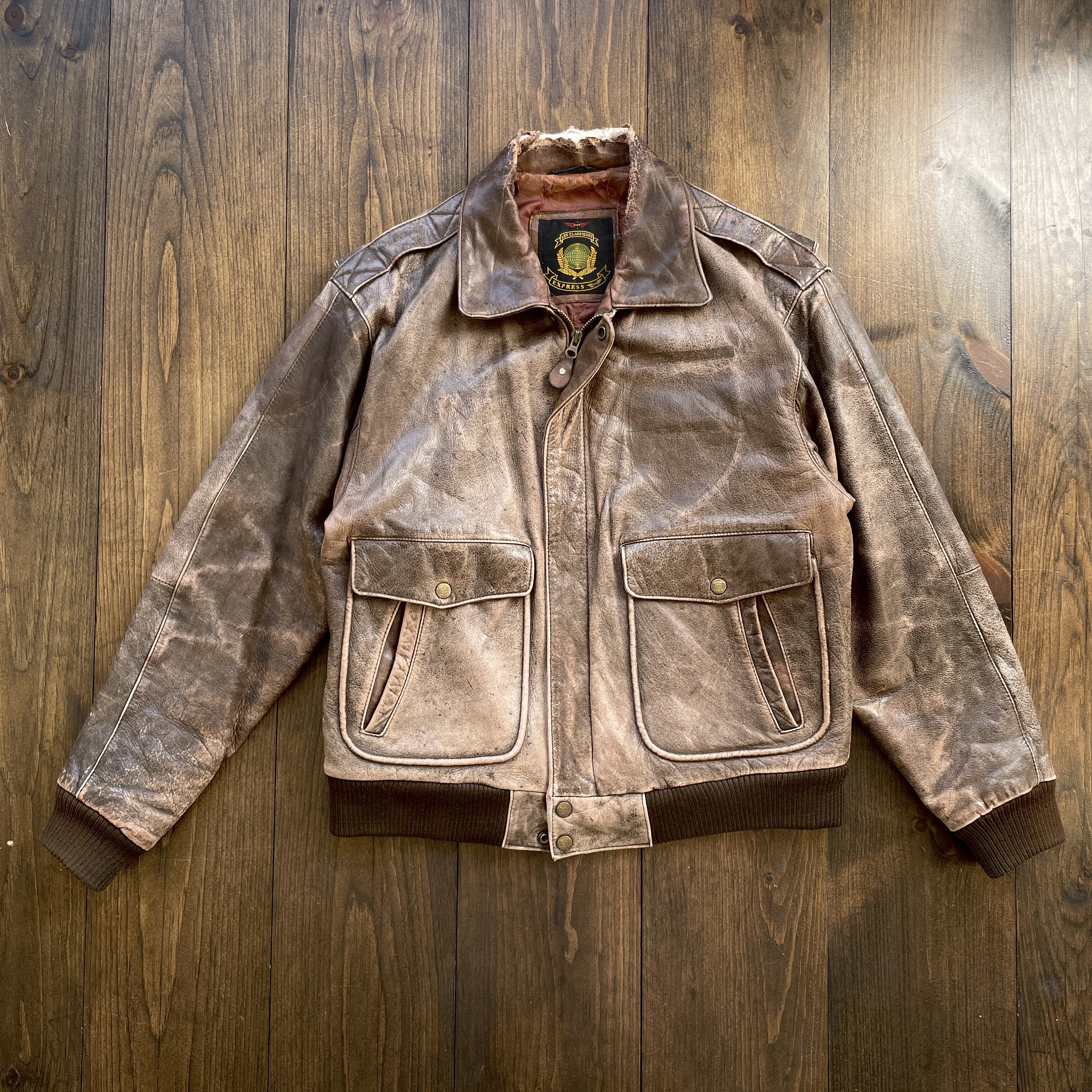 Real bomber deals jacket