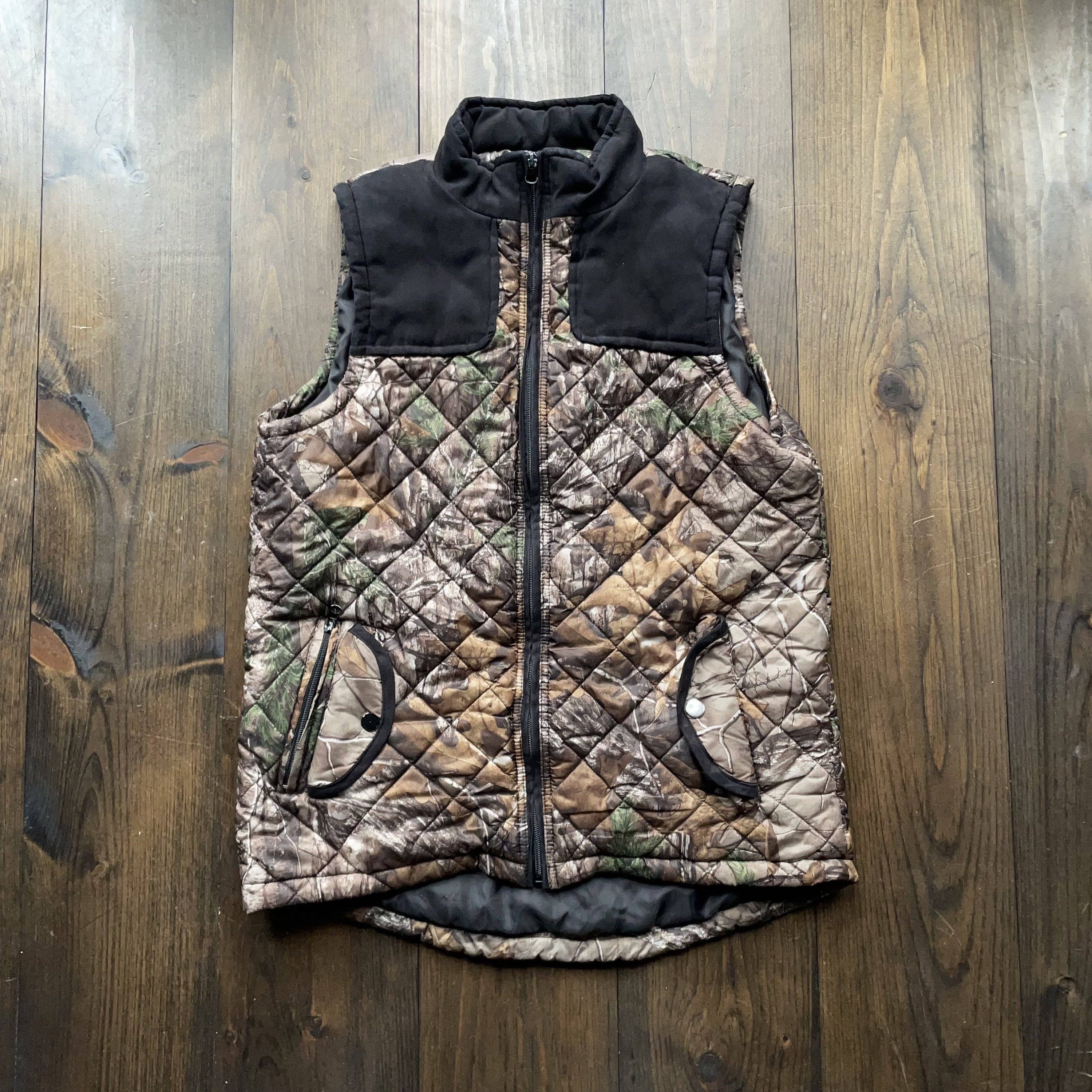 Vintage Realtree Camo Camouflage Outdoor Nature Quilted Puffer Vest Size Large Etsy