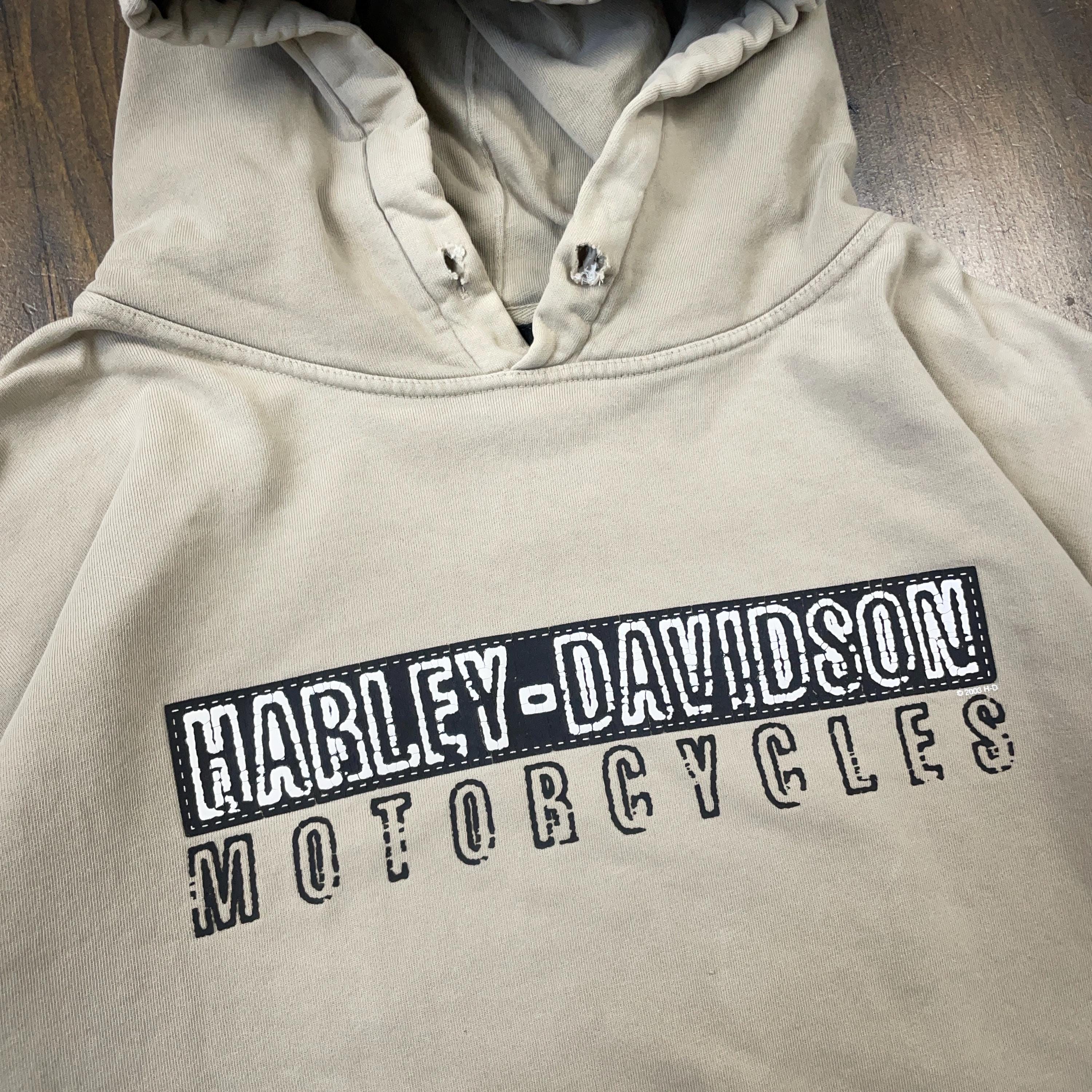 トップス 00's Harley-Davidson cafe print sweat Harley Davidson – Vintage Instincts
