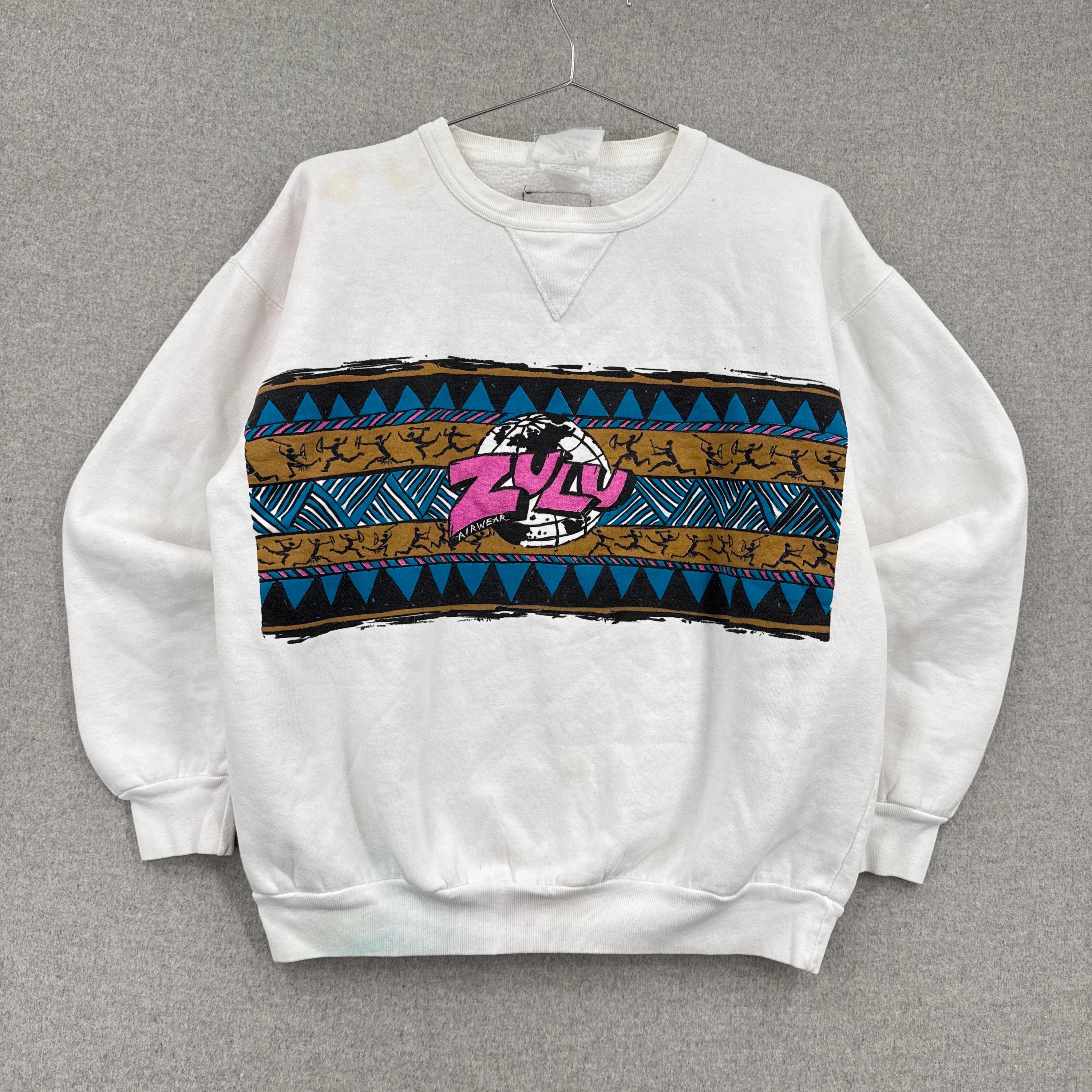 Vintage 1990s Zulu Airwear Southern Africa People Ethnicity